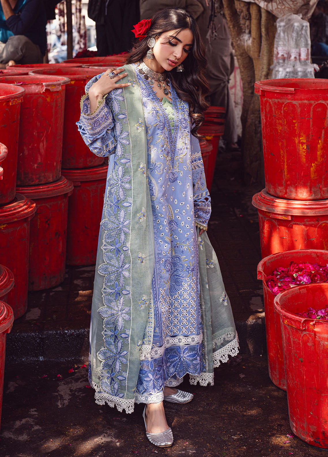 Sahane | Sahakari Chikankari Lawn Edit 24 | Chandni - Ladies Clothes 