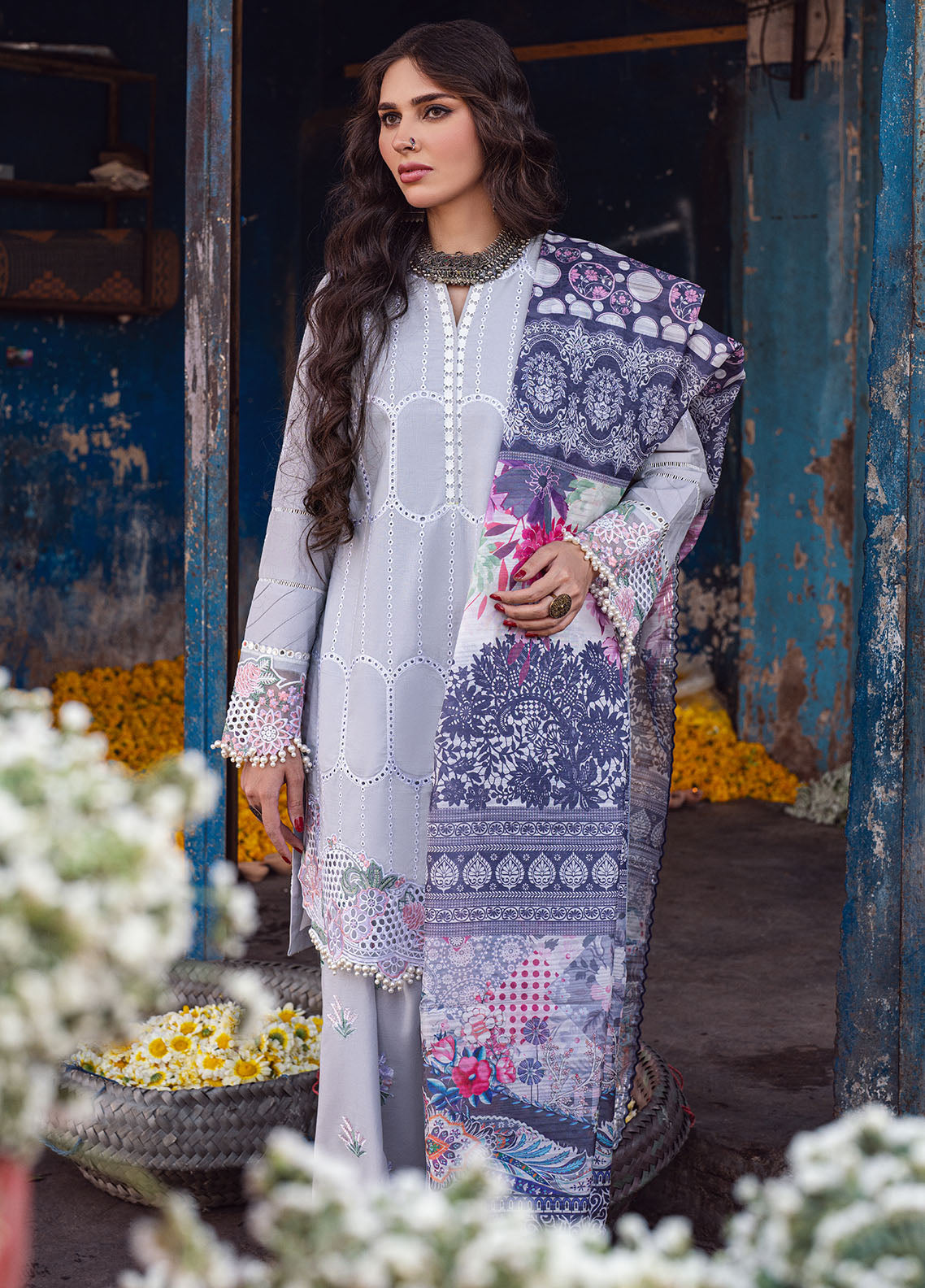 Sahane | Sahakari Chikankari Lawn Edit 24 | Dastaan - Ladies Clothes 