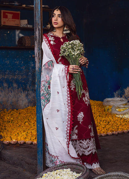 Sahane | Sahakari Chikankari Lawn Edit 24 | Gulaab - Ladies Clothes 