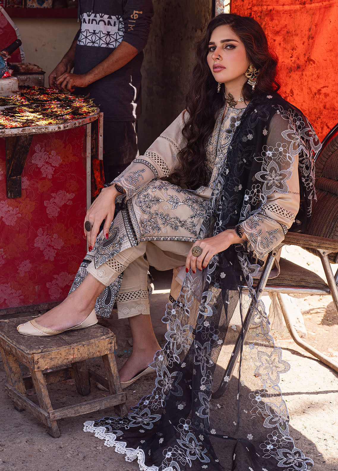 Sahane | Sahakari Chikankari Lawn Edit 24 | Ghazal - Ladies Clothes 