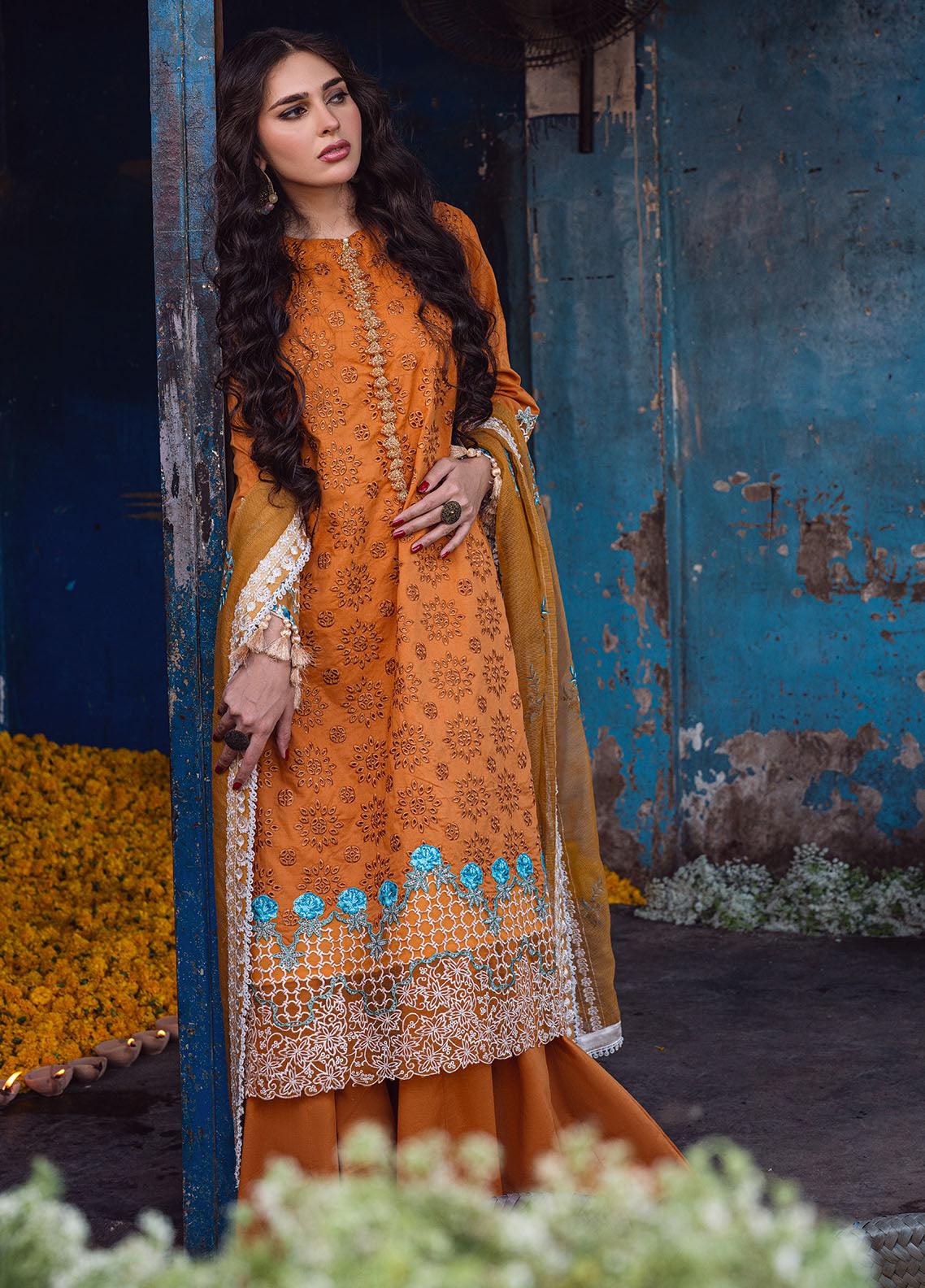 Sahane | Sahakari Chikankari Lawn Edit 24 | Mashal - Ladies Clothes 