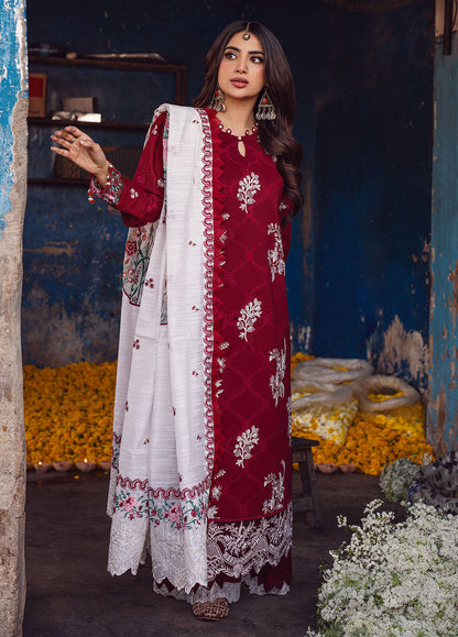 Sahane | Sahakari Chikankari Lawn Edit 24 | Gulaab - Ladies Clothes 