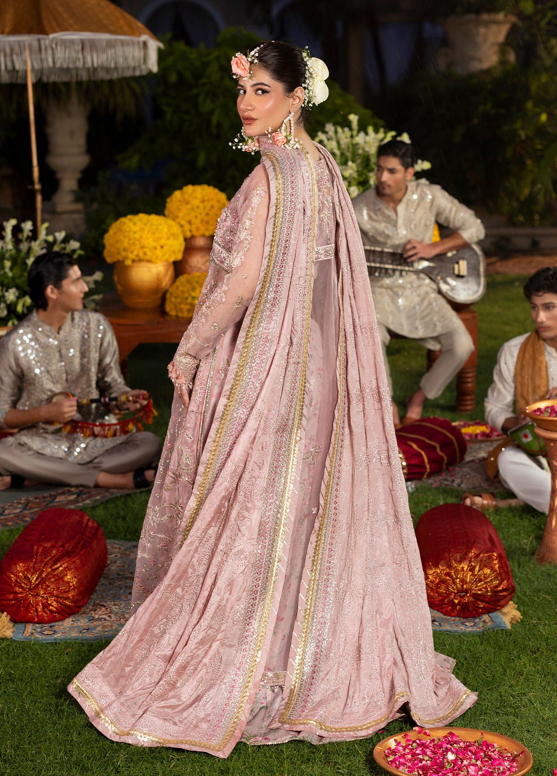 Sahane | Haye Dil Wedding Formals | CT 29001 Layers of Dream - is Tea Pink dress from Sahane - Ladies Clothes - Maria Faisal