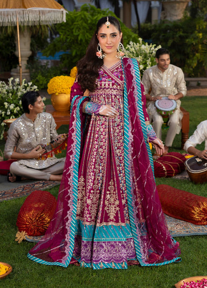 Sahane | Haye Dil Wedding Formals | CT 29002 Song of Joy - is Maroon dress from Sahane - Ladies Clothes - Maria Faisal