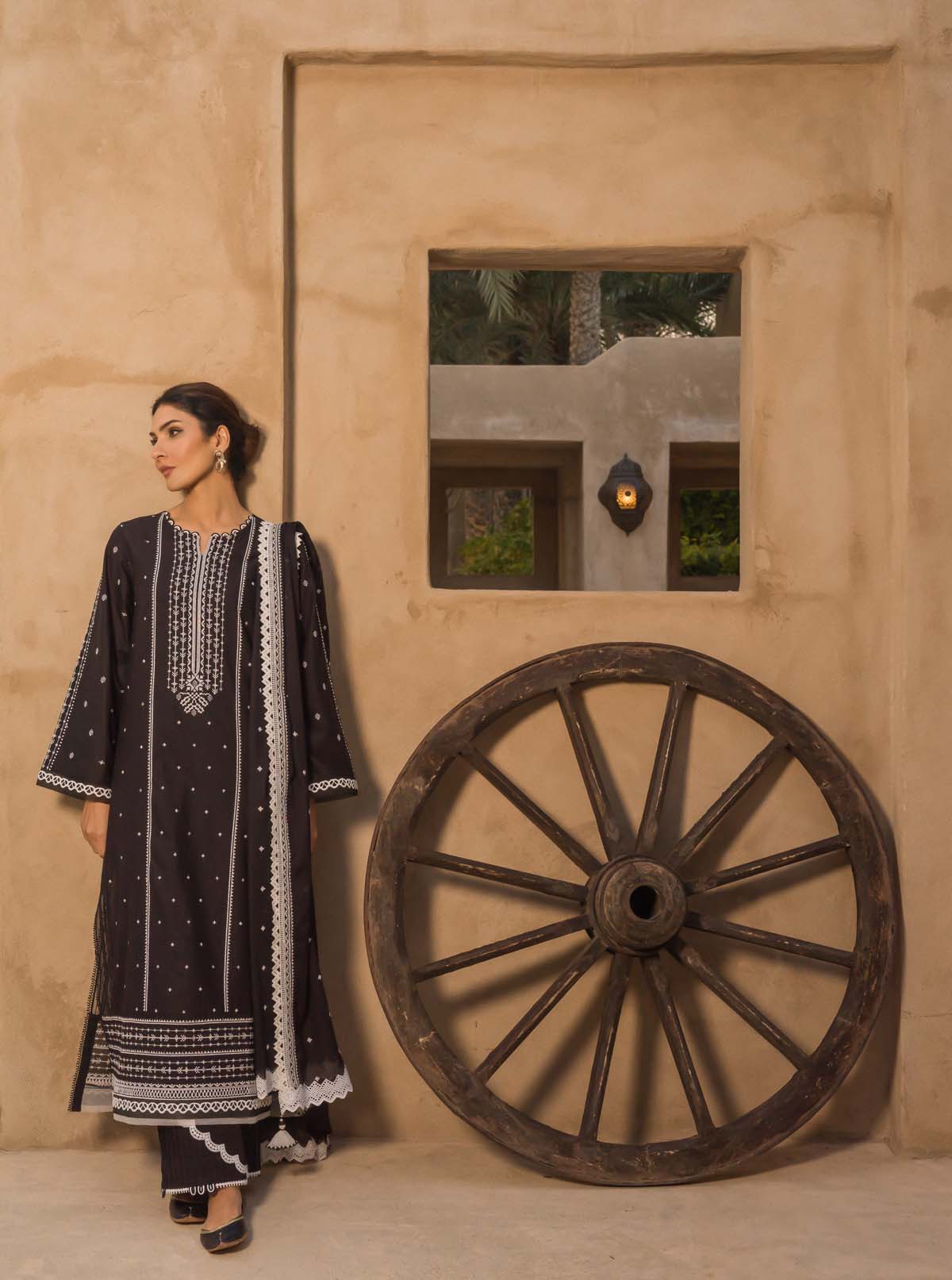 Sahar | Mirage Spring Luxury 24 | Chikankari 3 Piece - Maria Faisal