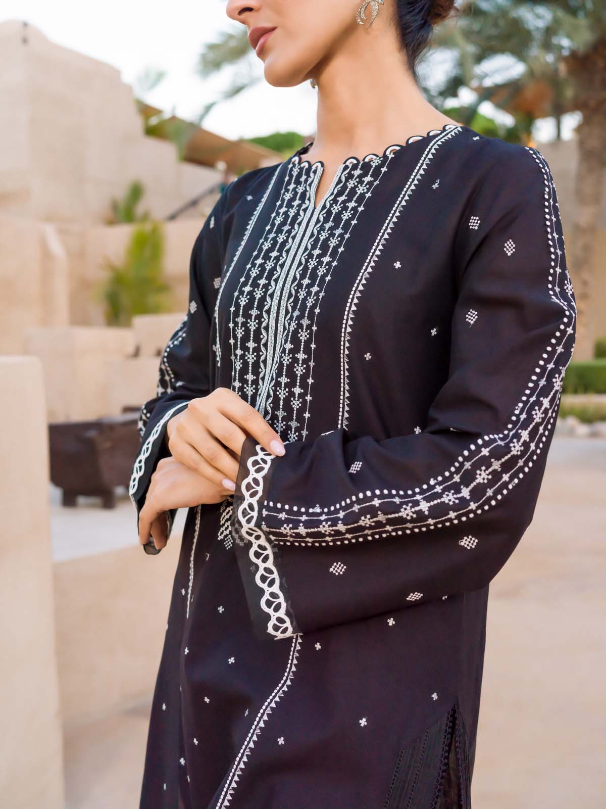 Sahar | Mirage Spring Luxury 24 | Chikankari 3 Piece - Maria Faisal
