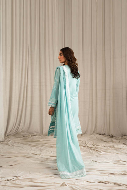 Sahar | Mirage Spring Luxury 24 | Chikankari 3 Piece - Maria Faisal