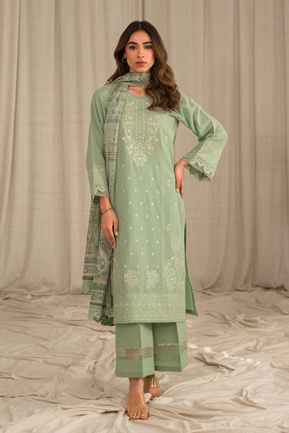 Sahar | Mirage Spring Luxury 24 | Textured Lawn 3 Piece (Embroidered) - Maria Faisal