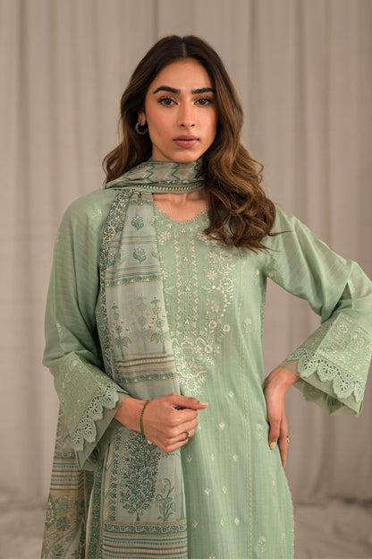 Sahar | Mirage Spring Luxury 24 | Textured Lawn 3 Piece (Embroidered) - Maria Faisal