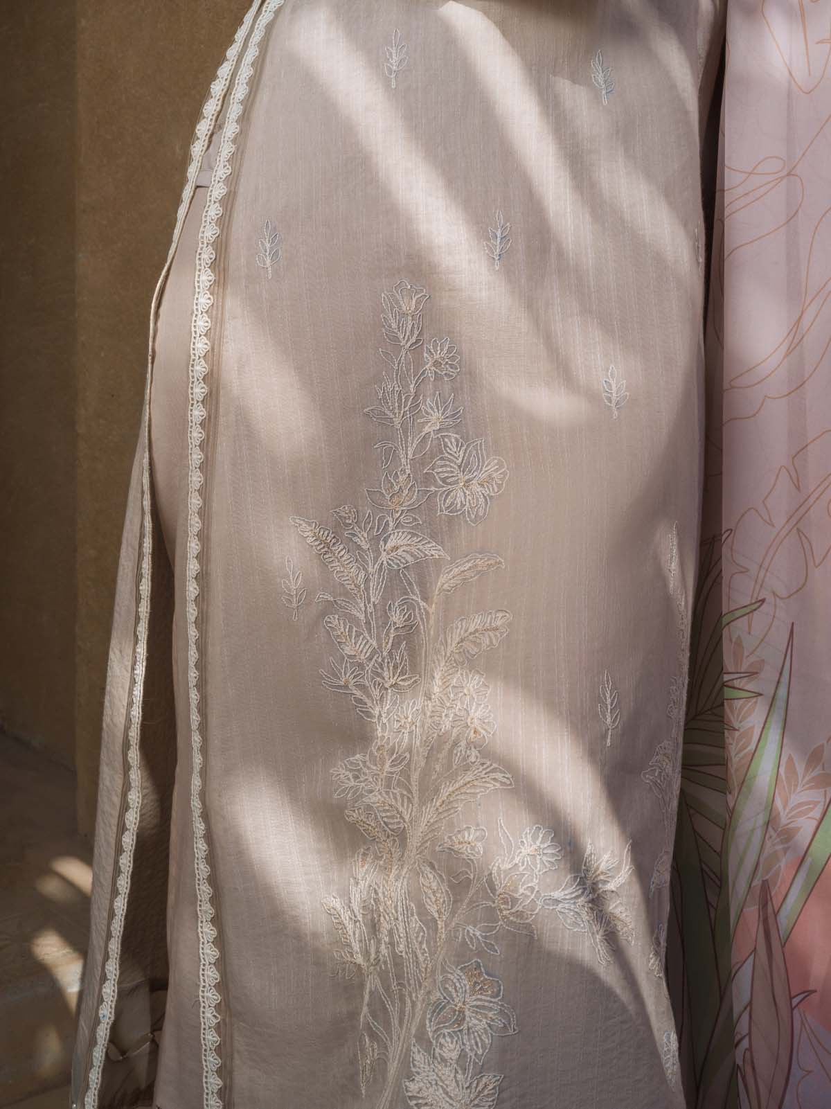 Sahar | Mirage Spring Luxury 24 | Textured Lawn 3 Piece (Embroidered) - Maria Faisal