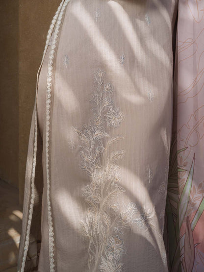 Sahar | Mirage Spring Luxury 24 | Textured Lawn 3 Piece (Embroidered) - Maria Faisal