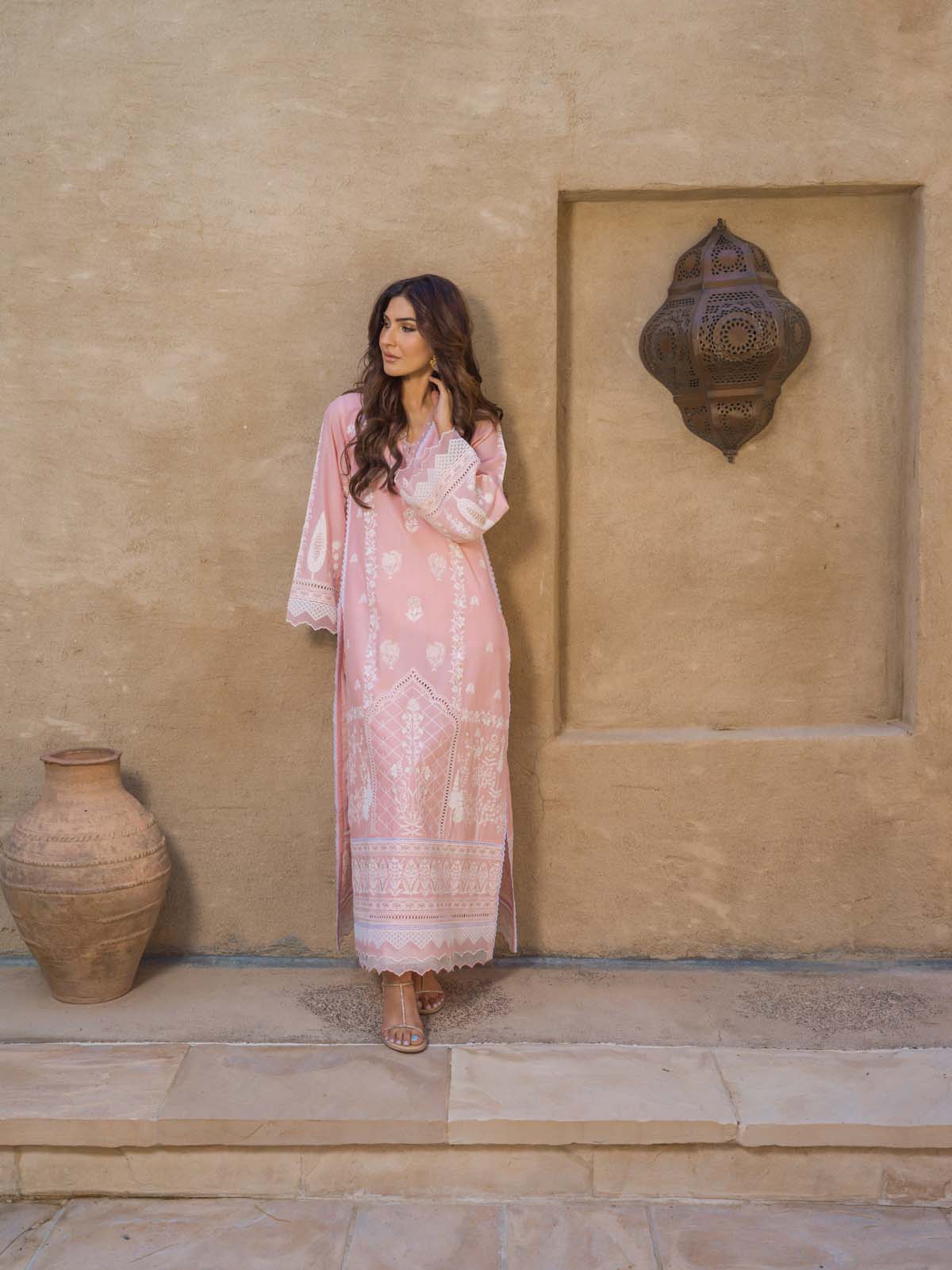 Sahar | Mirage Spring Luxury 24 | Chikankari 3 Piece - Maria Faisal