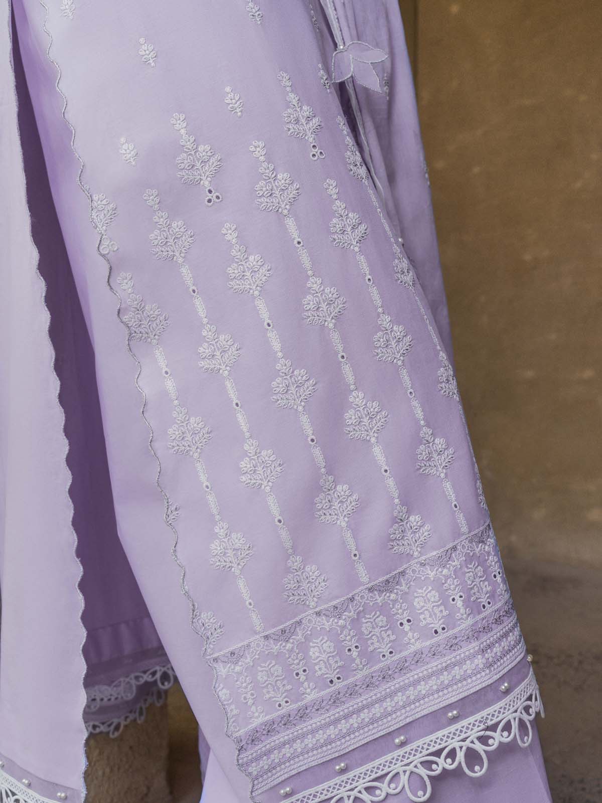 Sahar | Mirage Spring Luxury 24 | Chikankari 3 Piece - Maria Faisal