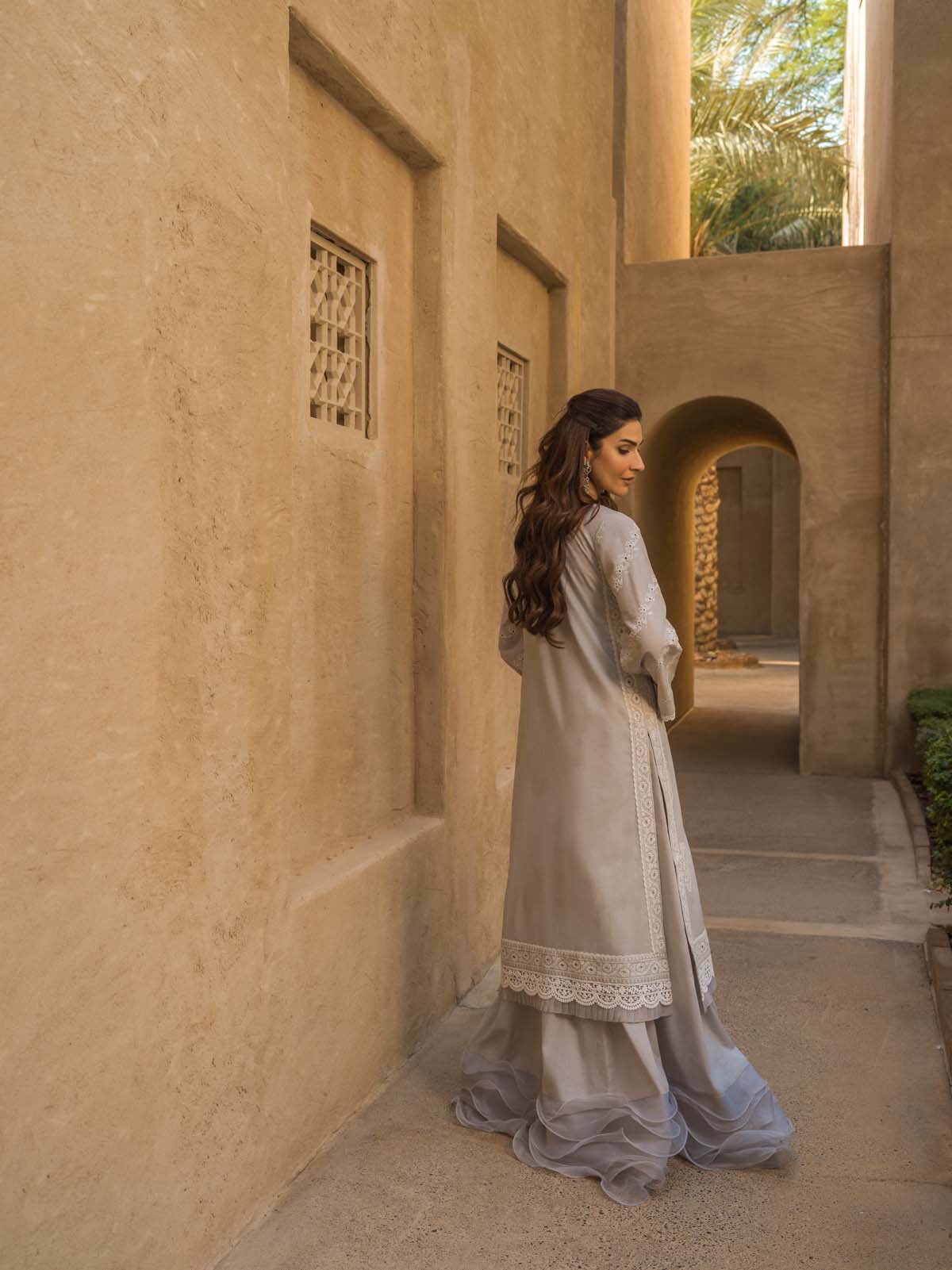 Sahar | Mirage Spring Luxury 24 | Chikankari 3 Piece - Maria Faisal