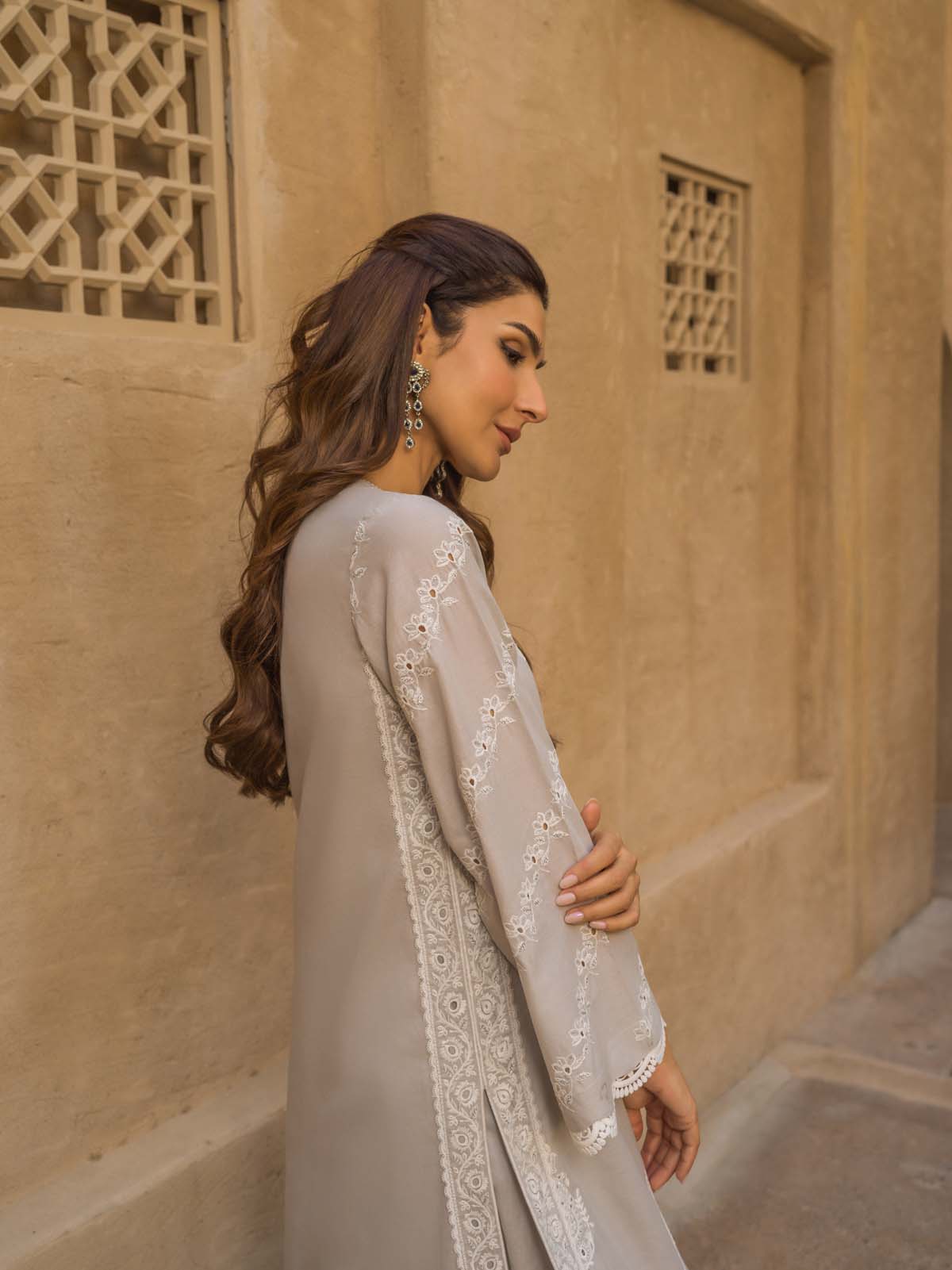 Sahar | Mirage Spring Luxury 24 | Chikankari 3 Piece - Waniyas