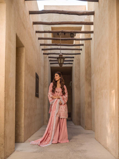 Sahar | Mirage Spring Luxury 24 | Chikankari 3 Piece - Maria Faisal