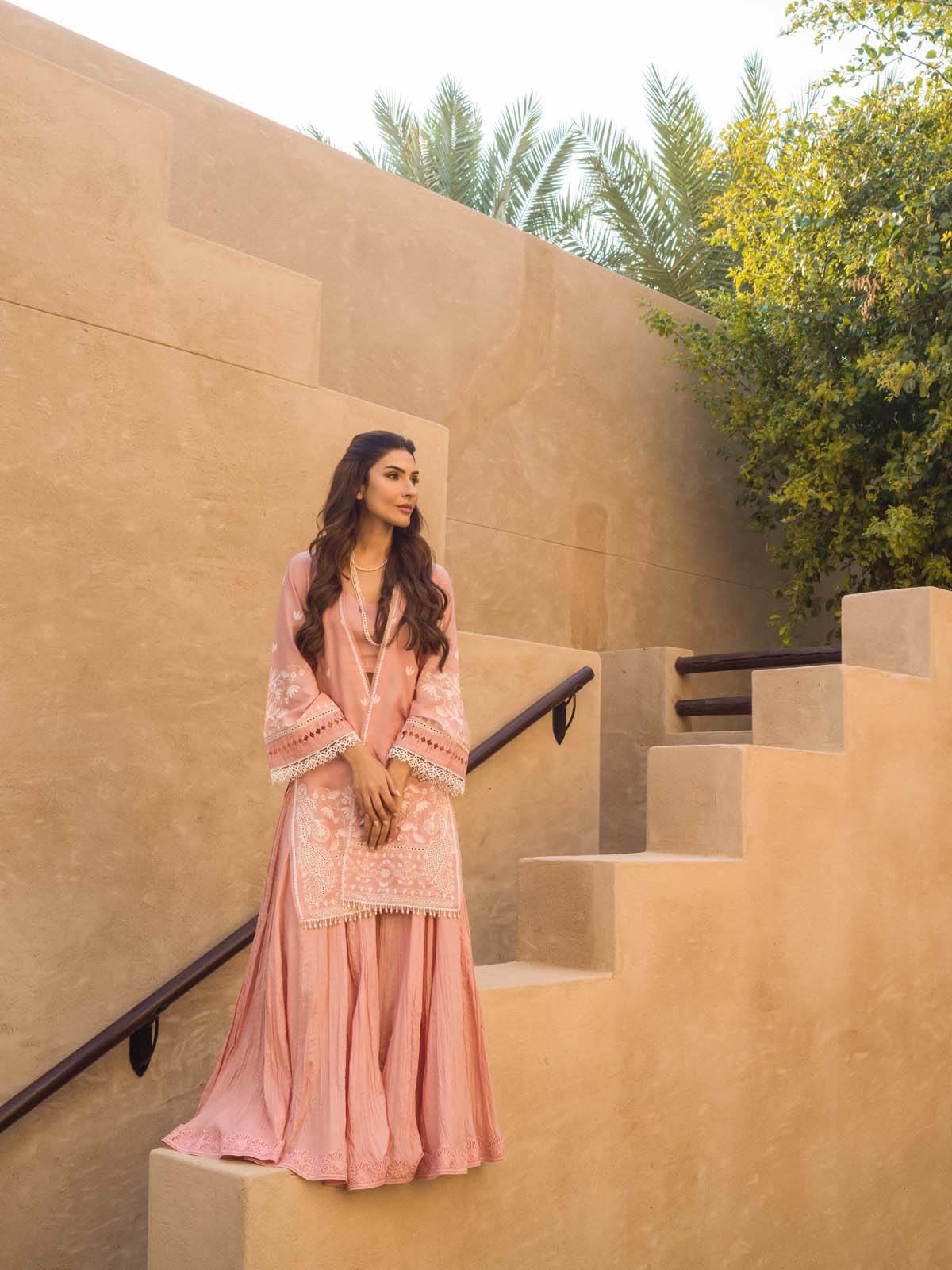 Sahar | Mirage Spring Luxury 24 | Chikankari 3 Piece - Maria Faisal