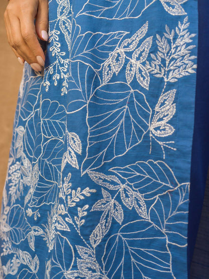 Sahar | Mirage Spring Luxury 24 | Slub Lawn 3 Piece (Embroidered) - Maria Faisal