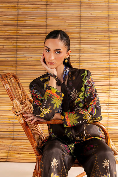 Saira Rizwan | Silk Coords 25 | COCONUT CRUSH - SRSP-25-02 - Formal Wear - available at Maria Faisal in UK and USA