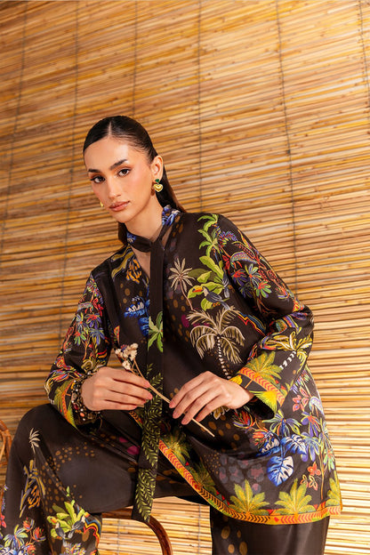 Saira Rizwan | Silk Coords 25 | COCONUT CRUSH - SRSP-25-02 - Formal Wear - available at Maria Faisal in UK and USA