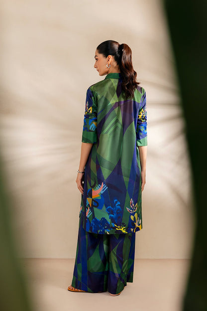Saira Rizwan | Silk Coords 25 | SHORELINE SERENADE - SRSP-25-08 - Formal Wear - available at Maria Faisal in UK and USA