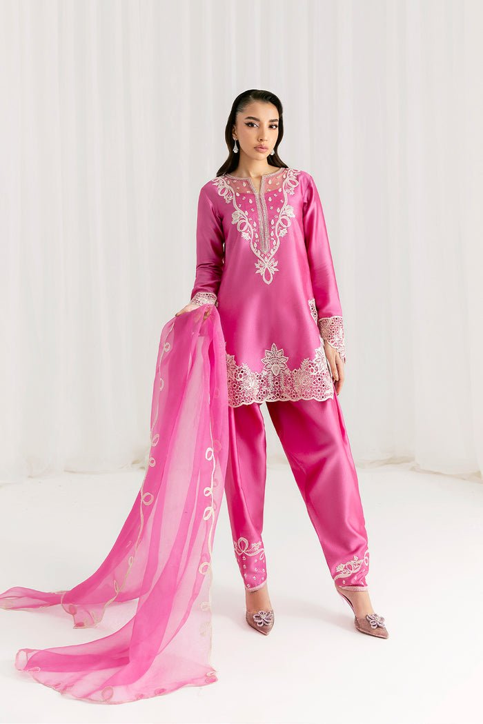 Saira Rizwan | Silk Pret 25 | VELORA - Casual Wear - available at Maria Faisal in UK and USA