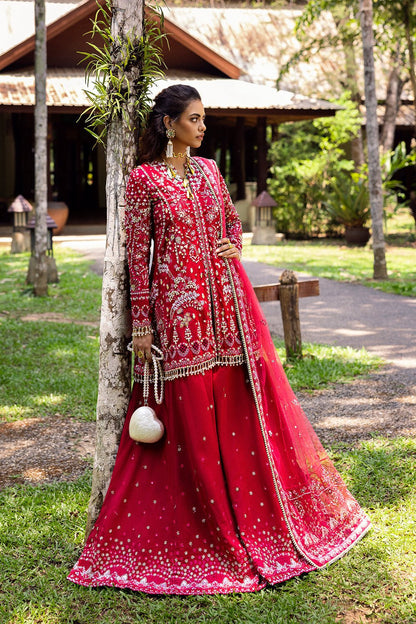 Saira Rizwan | Wedding 2025 | GOLNAR-SRF25-01 - Weading Dress  - available at Maria Faisal in UK and USA