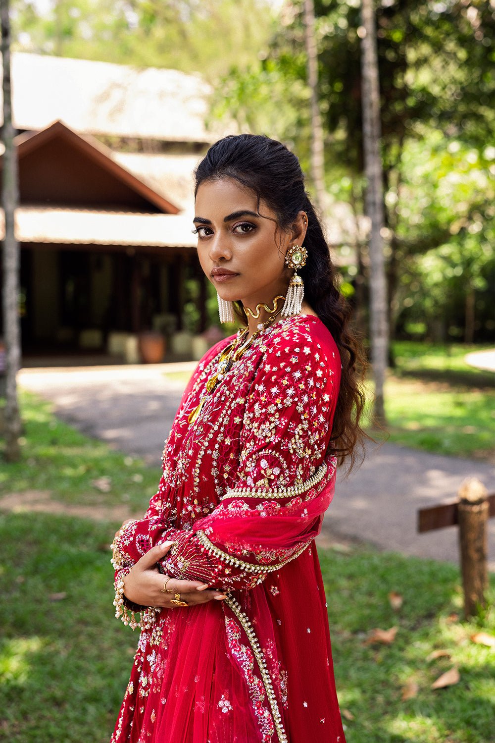 Saira Rizwan | Wedding 2025 | GOLNAR-SRF25-01 - Weading Dress  - available at Maria Faisal in UK and USA