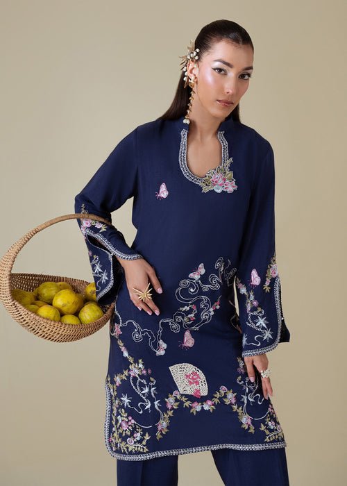 Saira Shakira | Basic Pret 25 | Dark Bloom - Casual Wear - available at Maria Faisal in UK and USA