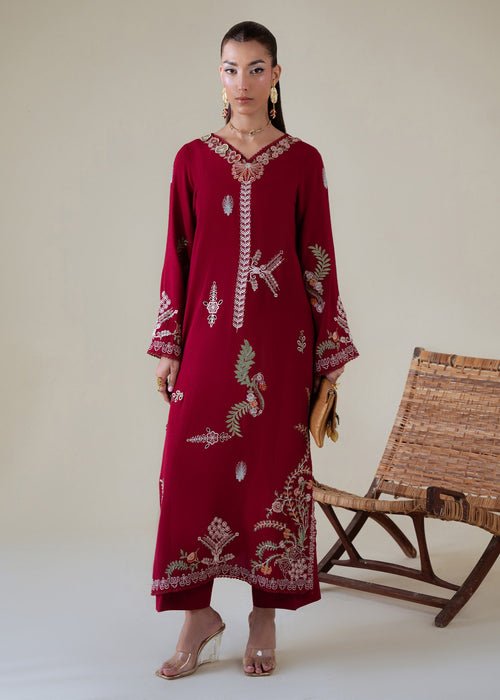 Saira Shakira | Basic Pret 25 | Flame - Casual Wear - available at Maria Faisal in UK and USA
