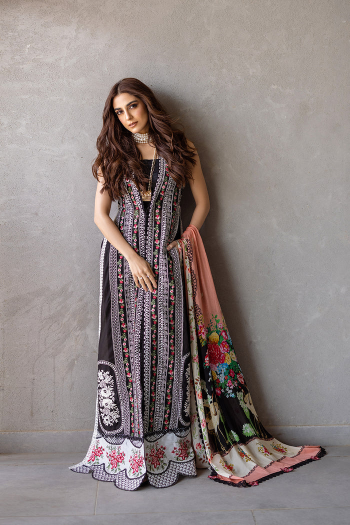 Saira Rizwan | Luxury Lawn 24 | EMBER - SRLL24-06 - Waniyas