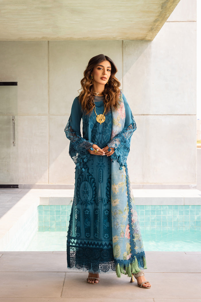 Saira Rizwan | Luxury Lawn 24 | SAPPHIRE - SRLL24-07 - Waniyas