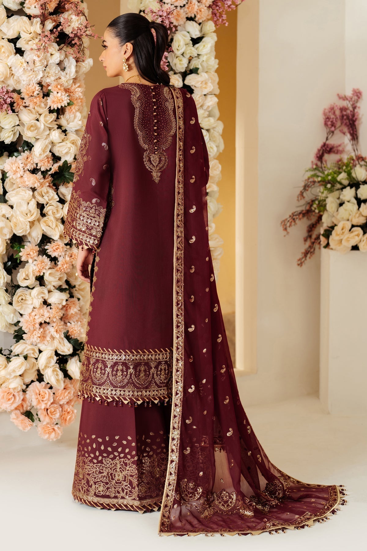 Alizeh | Luxury Raw Silk | AF-RS-01-SALSA - Ladies Clothes - Maria Faisal