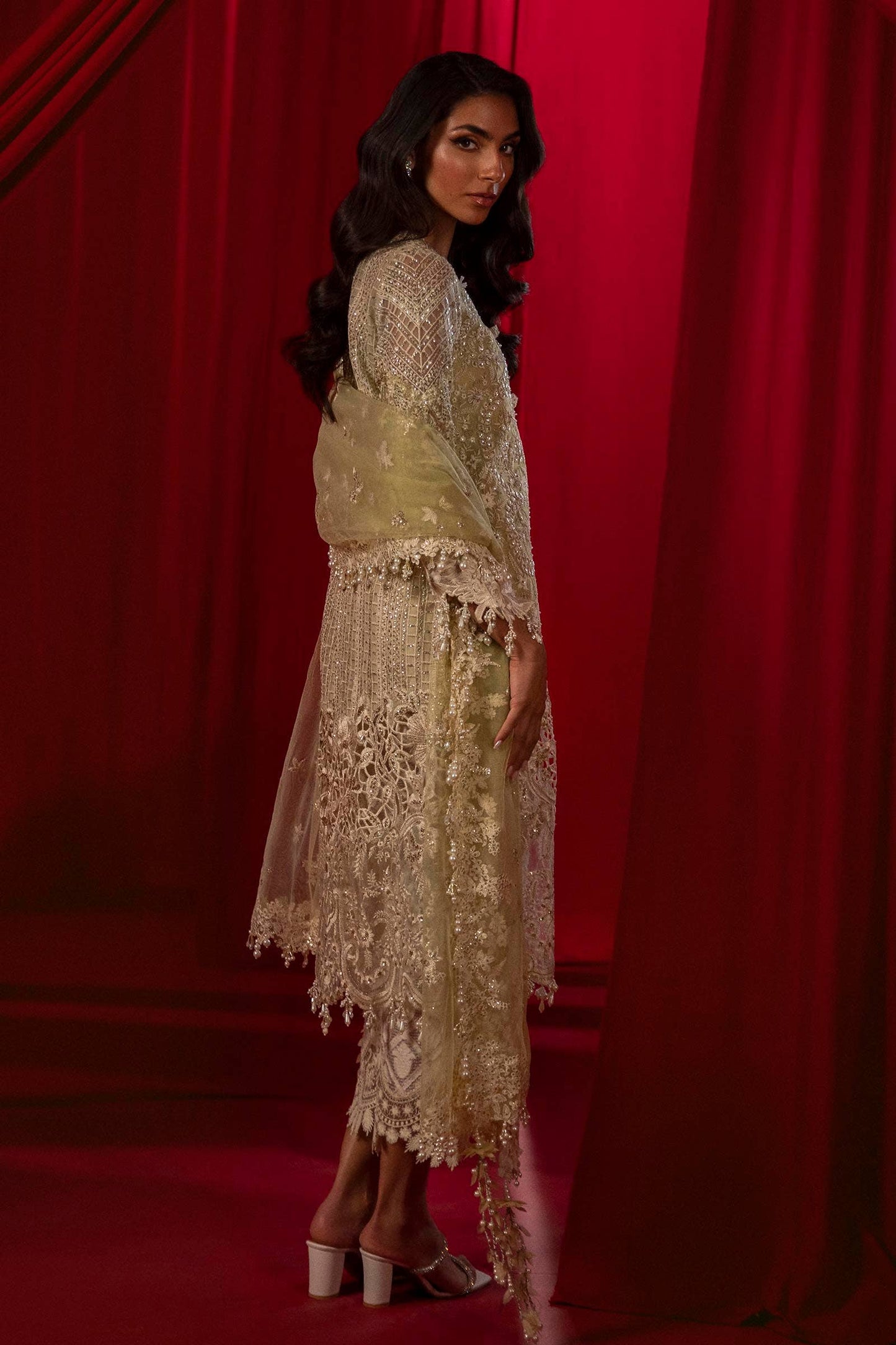 Sana Safinaz | Nura Festive 24 | N241-003-3CT - Wedding Dress - Maria Faisal