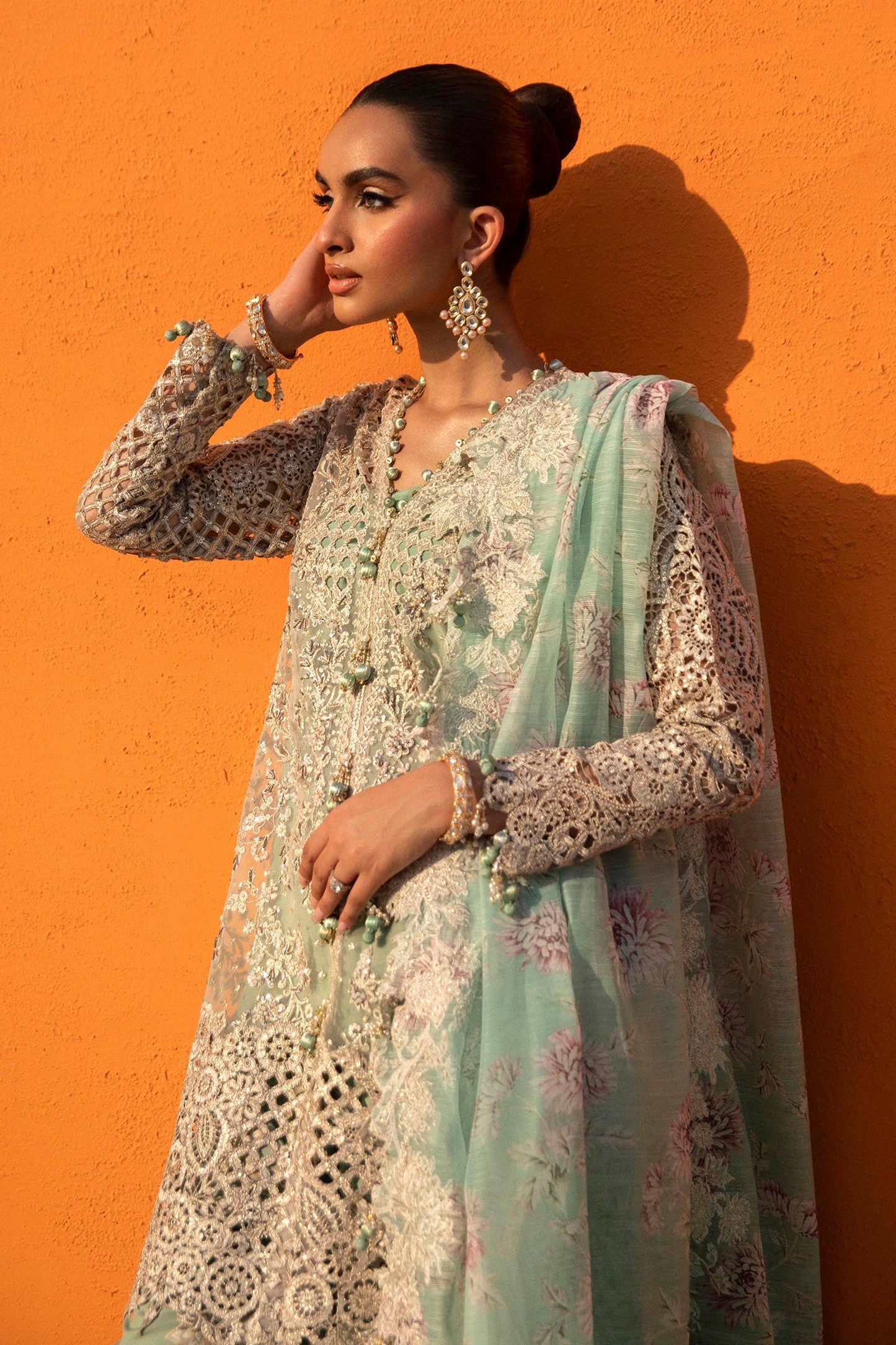 Sana Safinaz | Nura Festive 24 | N241-007-3CV - Wedding Dress - Maria Faisal