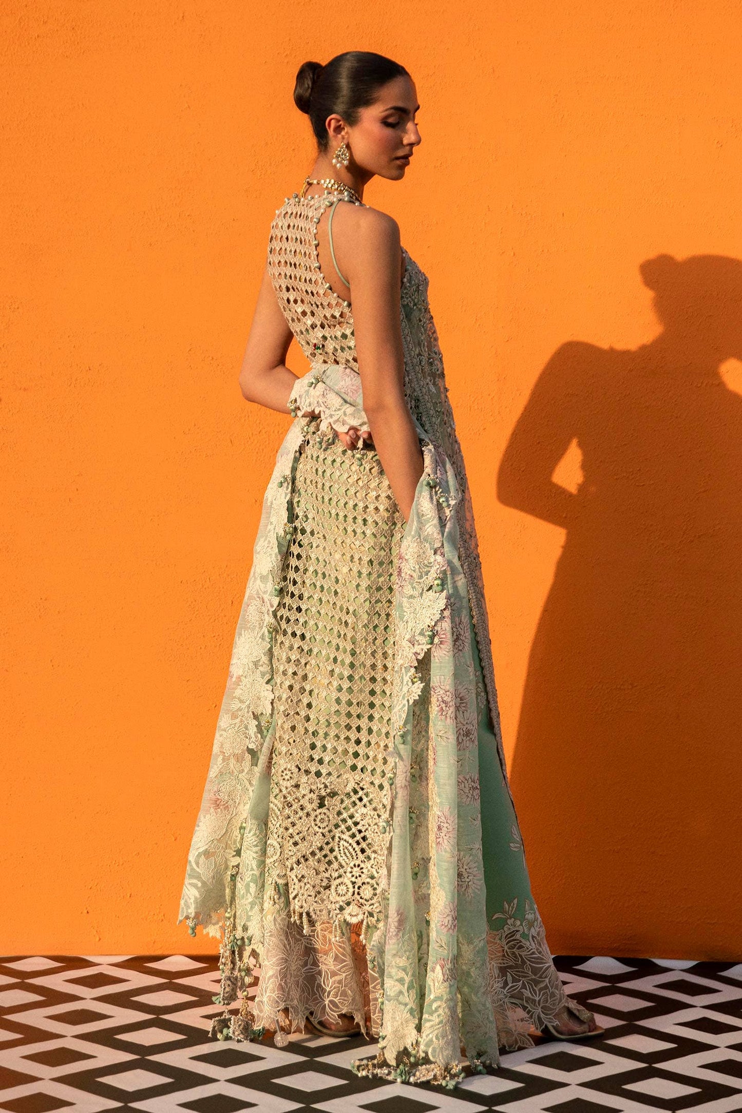 Sana Safinaz | Nura Festive 24 | N241-007-3CV - Wedding Dress - Maria Faisal