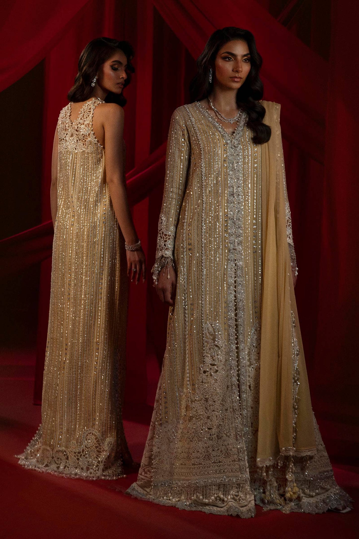 Sana Safinaz | Nura Festive 24 | N241-008-3CJ - Wedding Dress - Maria Faisal