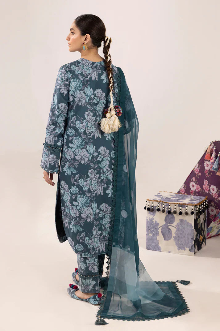 Alizeh | Sheen Lawn Prints 24 | Sea Mist