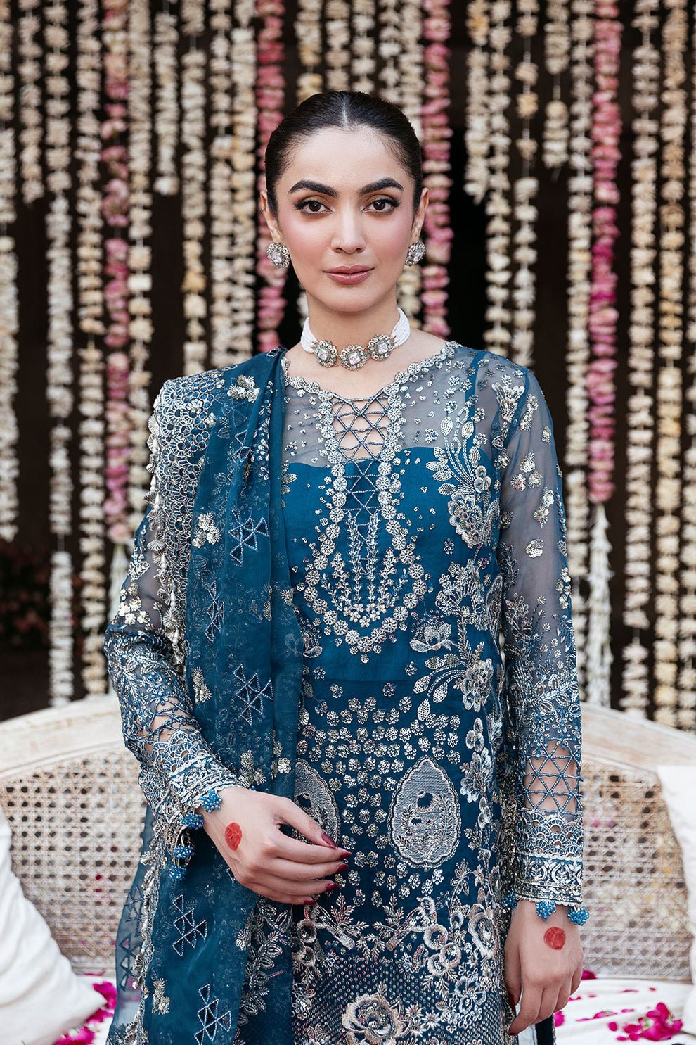 Shagna | Mehfil Festive Formals | SF - 04 - SAAHIL - is Zinc dress from Shagna - Ladies Clothes - Maria Faisal