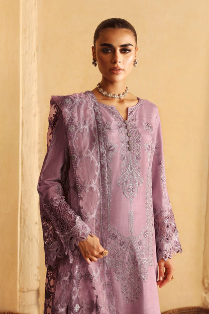 Shagna | Premium Raw Silk | Naaz S - 08 - is Purple Gray dress from Shagna - Ladies Clothes - Maria Faisal