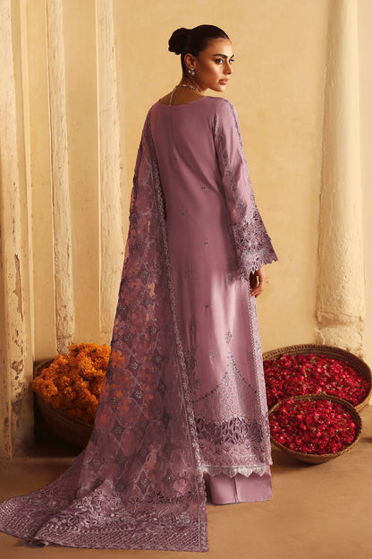Shagna | Premium Raw Silk | Naaz S - 08 - is Purple Gray dress from Shagna - Ladies Clothes - Maria Faisal