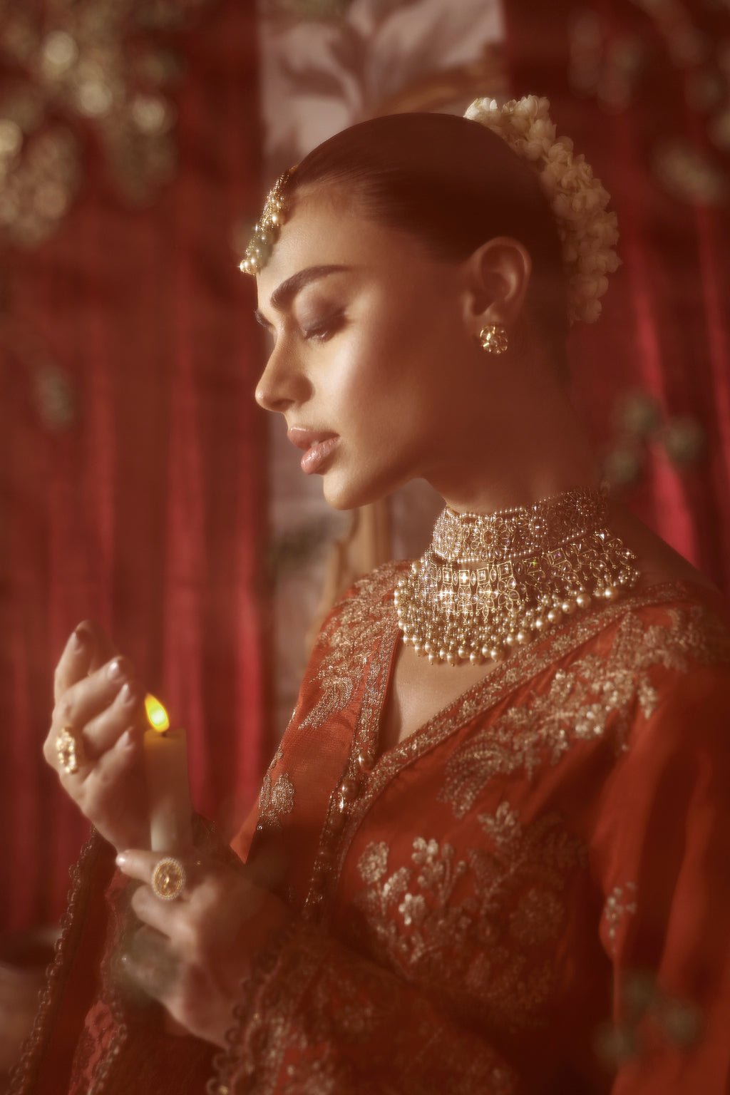 Shagna | Premium Raw Silk | Zarish S - 02 - is Rust dress from Shagna - Ladies Clothes - Maria Faisal