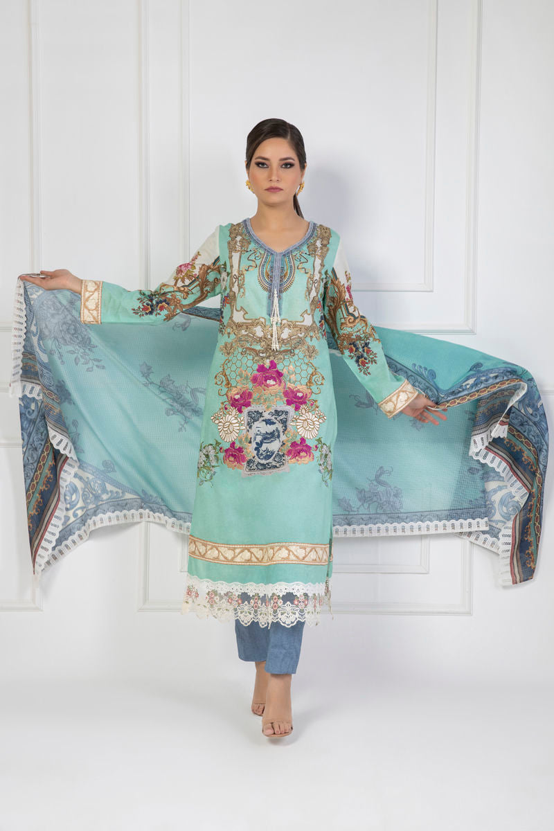 Shamaeel Ansari | Lawn 24 | LV112 - Ladies Clothes 
