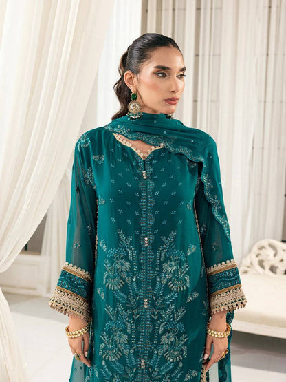 Salitex | Signature Festive Chiffon | CH045 by Maria Faisal - Registered Vendor of : Salitex - type : Ladies Clothes - 100% original wedding dresses