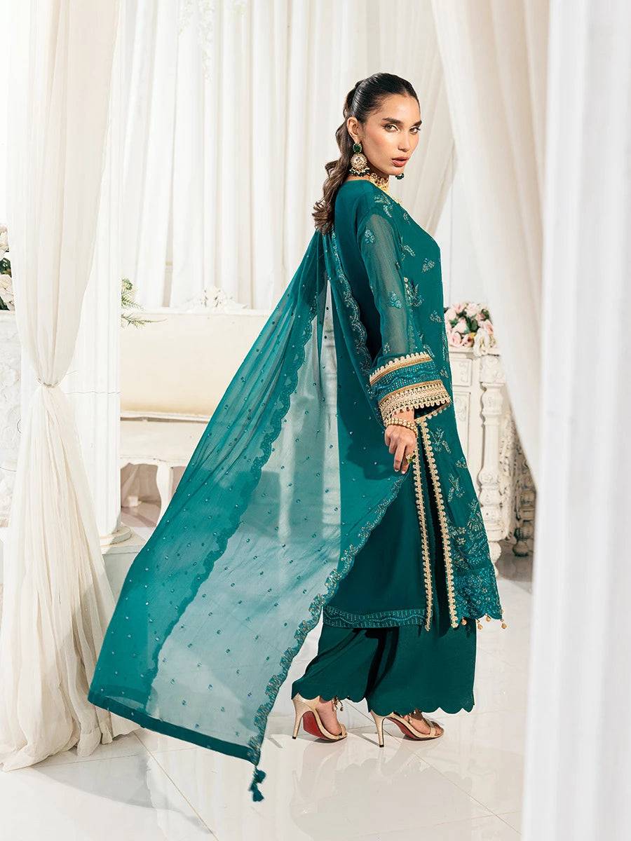 Salitex | Signature Festive Chiffon | CH045 by Maria Faisal - Registered Vendor of : Salitex - type : Ladies Clothes - 100% original wedding dresses