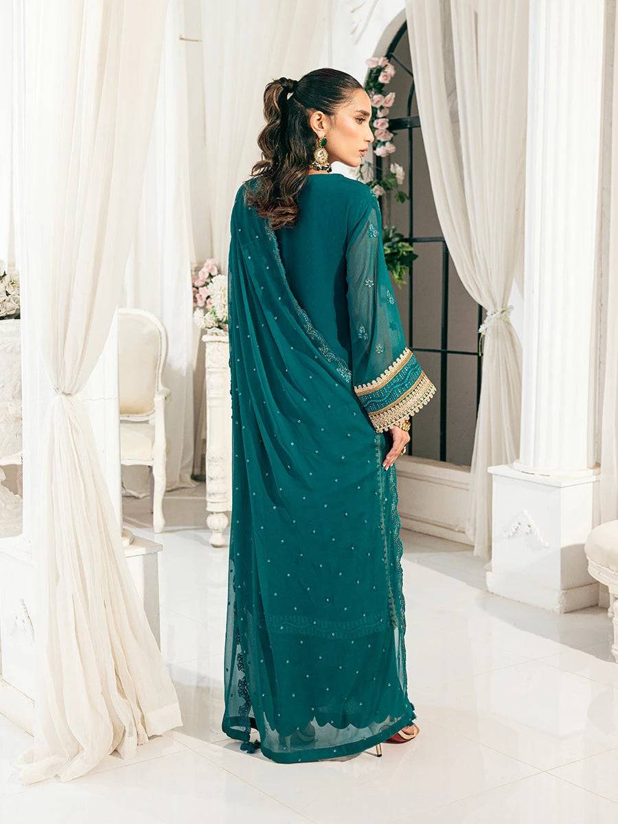 Salitex | Signature Festive Chiffon | CH045 by Maria Faisal - Registered Vendor of : Salitex - type : Ladies Clothes - 100% original wedding dresses