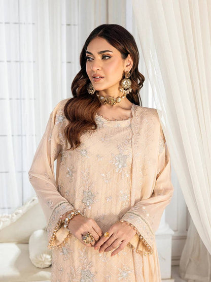 Salitex | Signature Festive Chiffon | CH039 by Maria Faisal - Registered Vendor of : Salitex - type : Ladies Clothes - 100% original wedding dresses