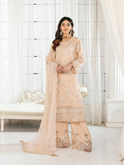 Salitex | Signature Festive Chiffon | CH039 by Maria Faisal - Registered Vendor of : Salitex - type : Ladies Clothes - 100% original wedding dresses