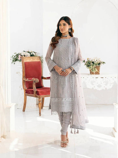 Salitex | Signature Festive Chiffon | CH034 by Maria Faisal - Registered Vendor of : Salitex - type : Ladies Clothes - 100% original wedding dresses