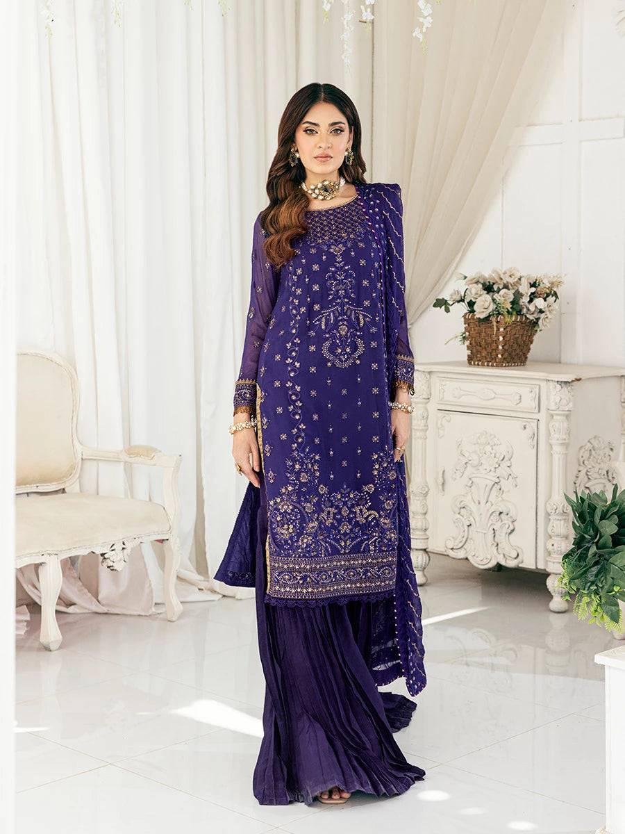 Salitex | Signature Festive Chiffon | CH046 by Maria Faisal - Registered Vendor of : Salitex - type : Ladies Clothes - 100% original wedding dresses